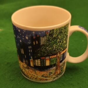 Starbucks Chalew Night Sky Mug with Blue and Green